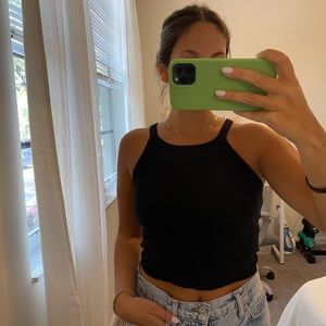 Open Edit razor back ribbed tank